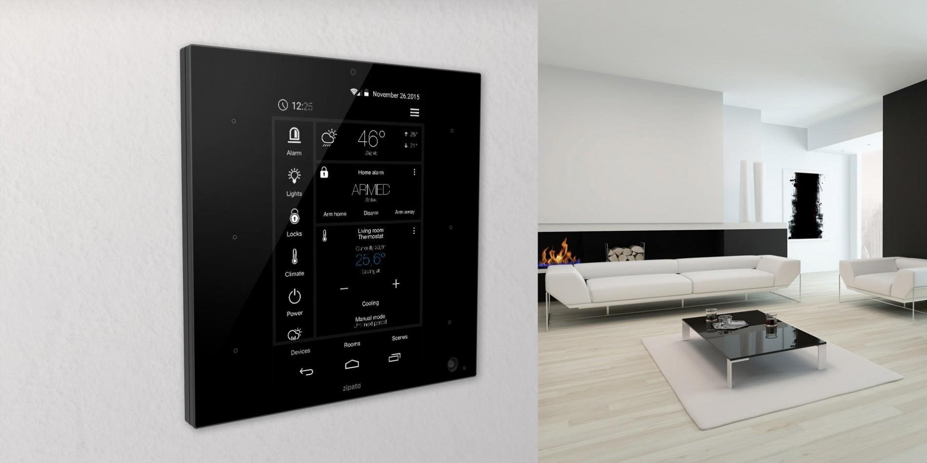 Z-Wave контроллер Zipato Zipatile Black