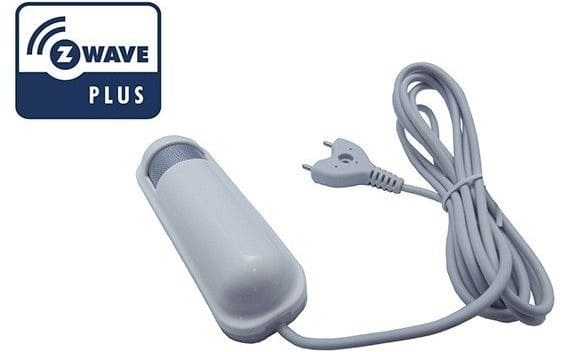 Z-Wave датчик 3-в-1, определение протечки воды, температуры и влажности; автономное питание, звуковая сигнализация &nbsp;