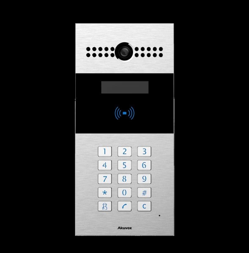 Многоабонентская аудио/видео SIP-панель с клавиатурным блоком, РоЕ, камера до 3Мп &nbsp;